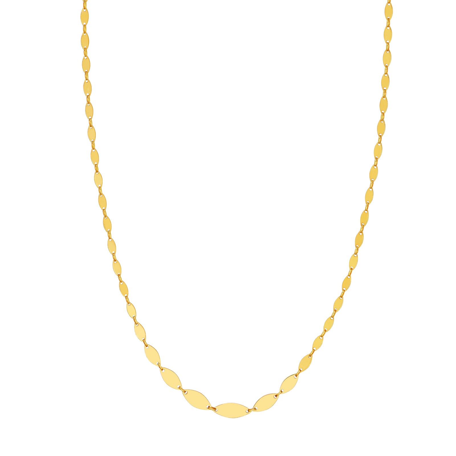 Graduated Diamond Shaped Necklace