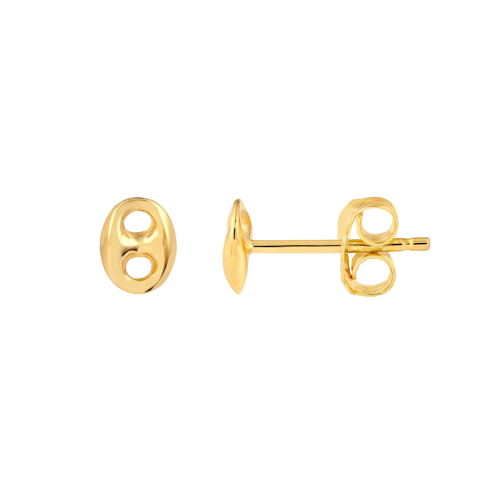 Puffy Mariner Stud Earrings