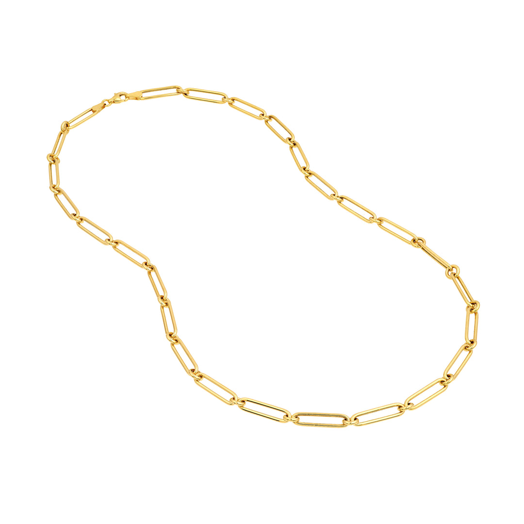 Hollow Fancy Paper Clip Link 1+1 Chain