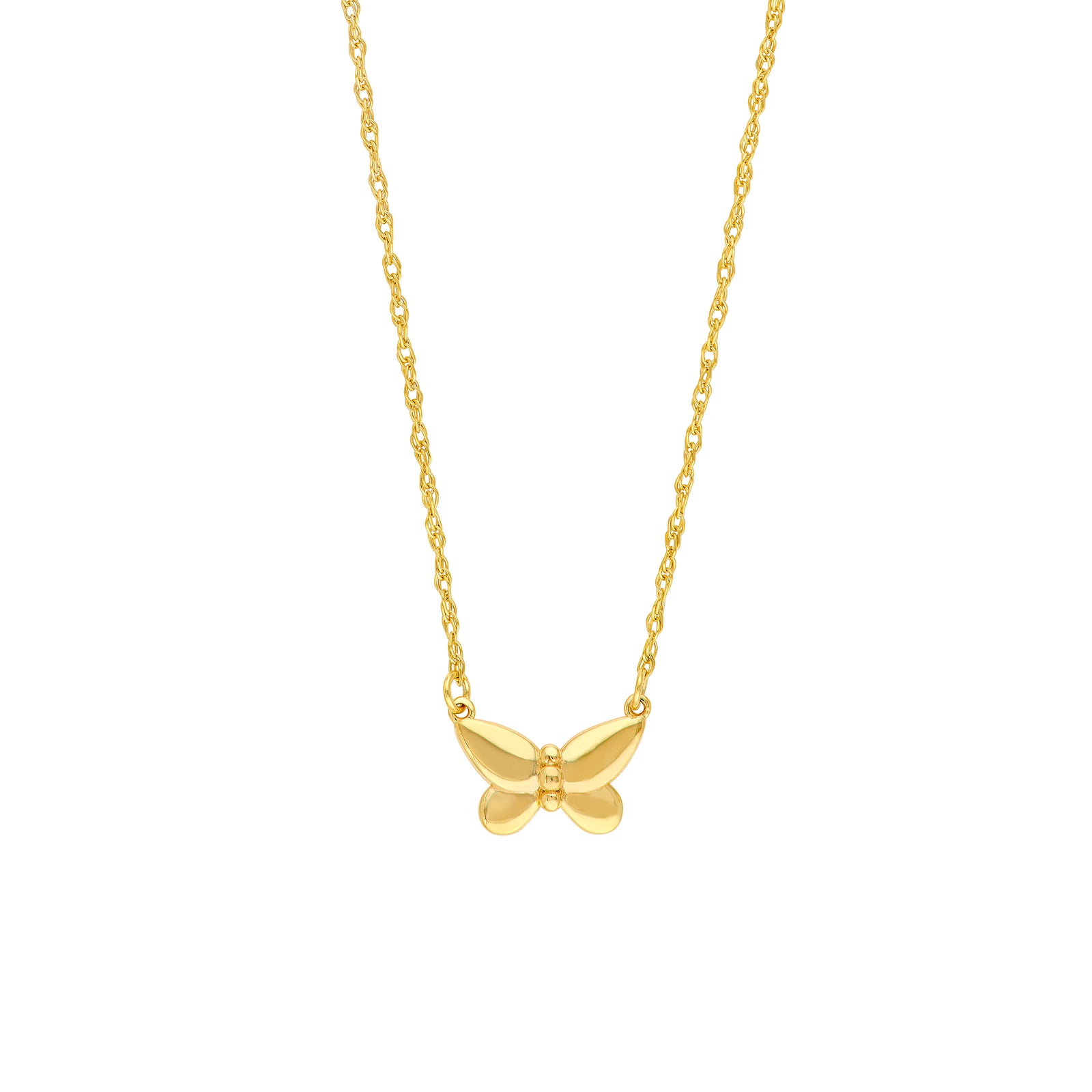 So You Puffy Butterfuly Necklace