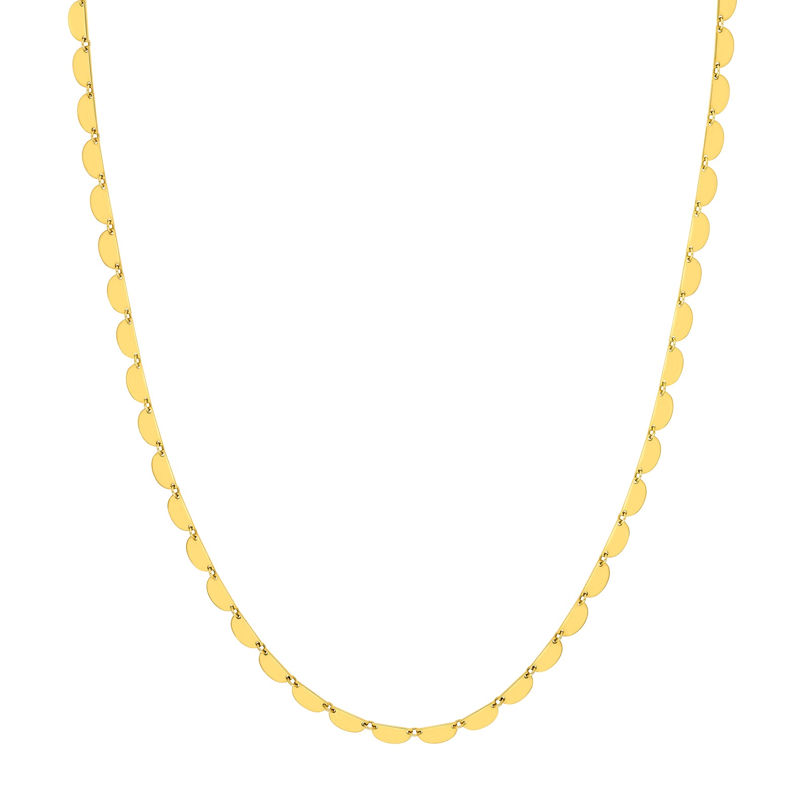 Half Moon Link Necklace