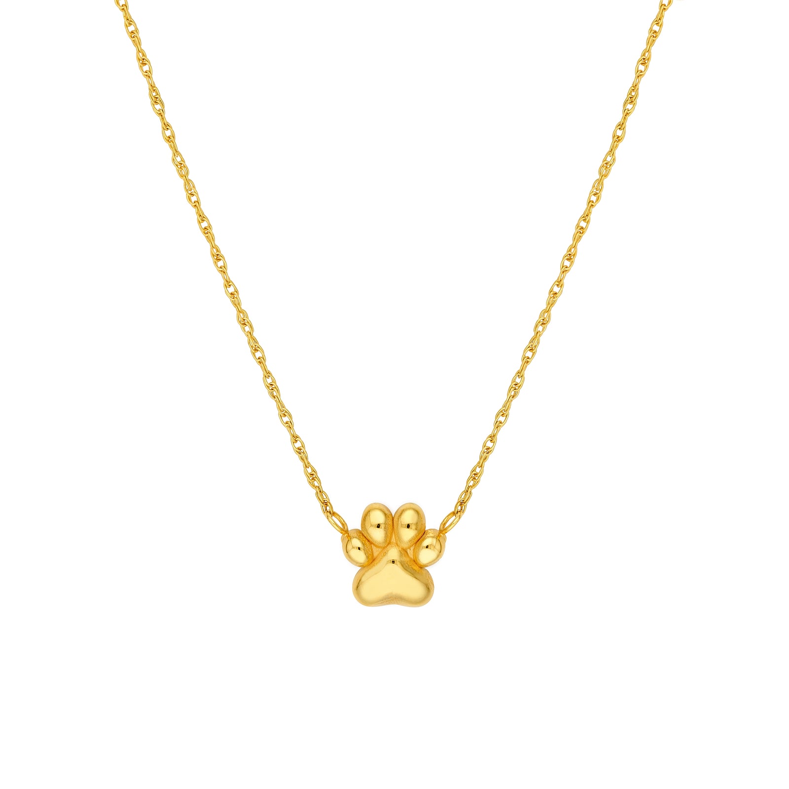 So You Paw Print Pendant Necklace