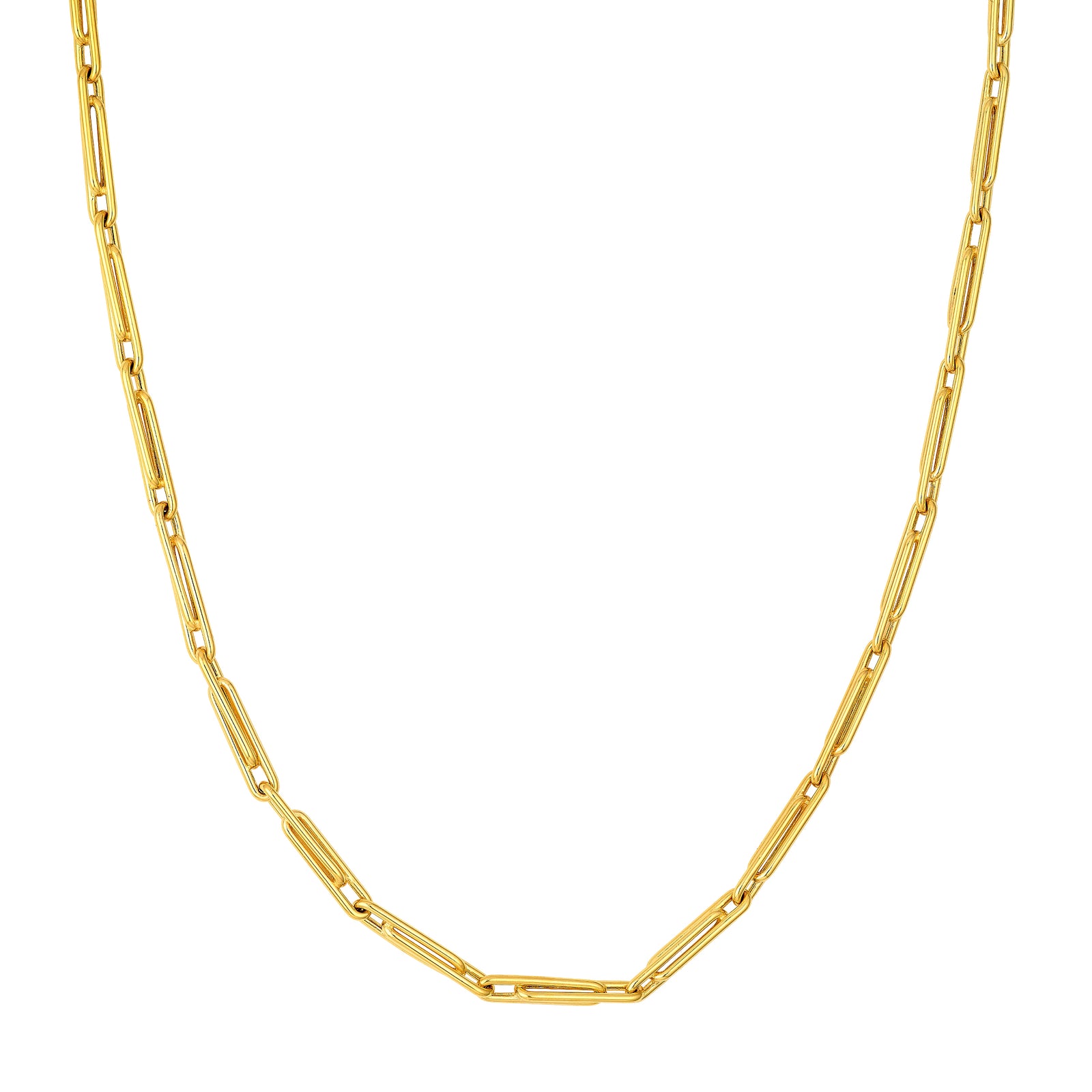 3.70mm Interlocking Paper Clip Chain