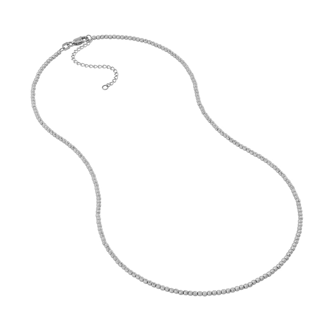 Textured Shimmering Bead Chain