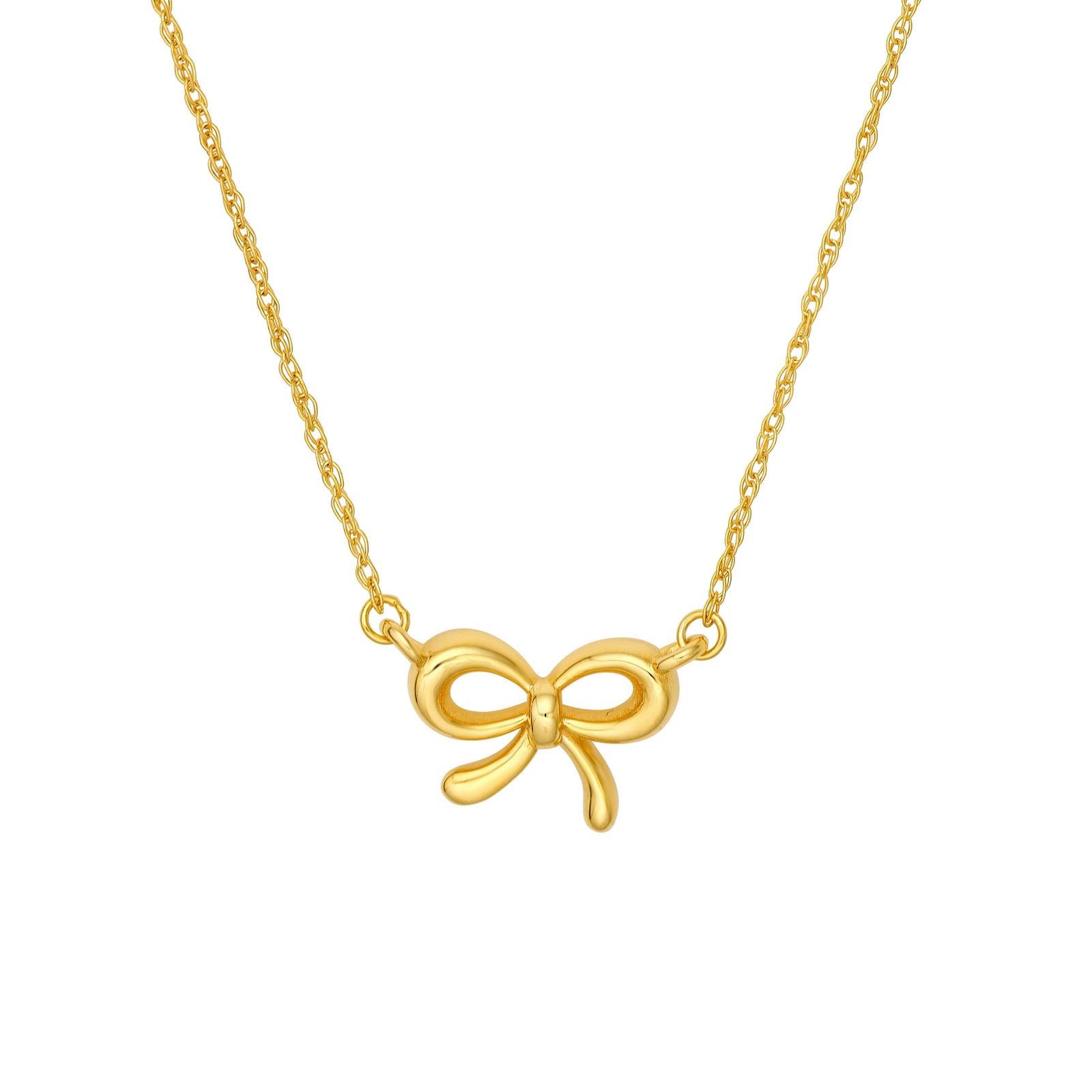 So You Tied Bow Necklace