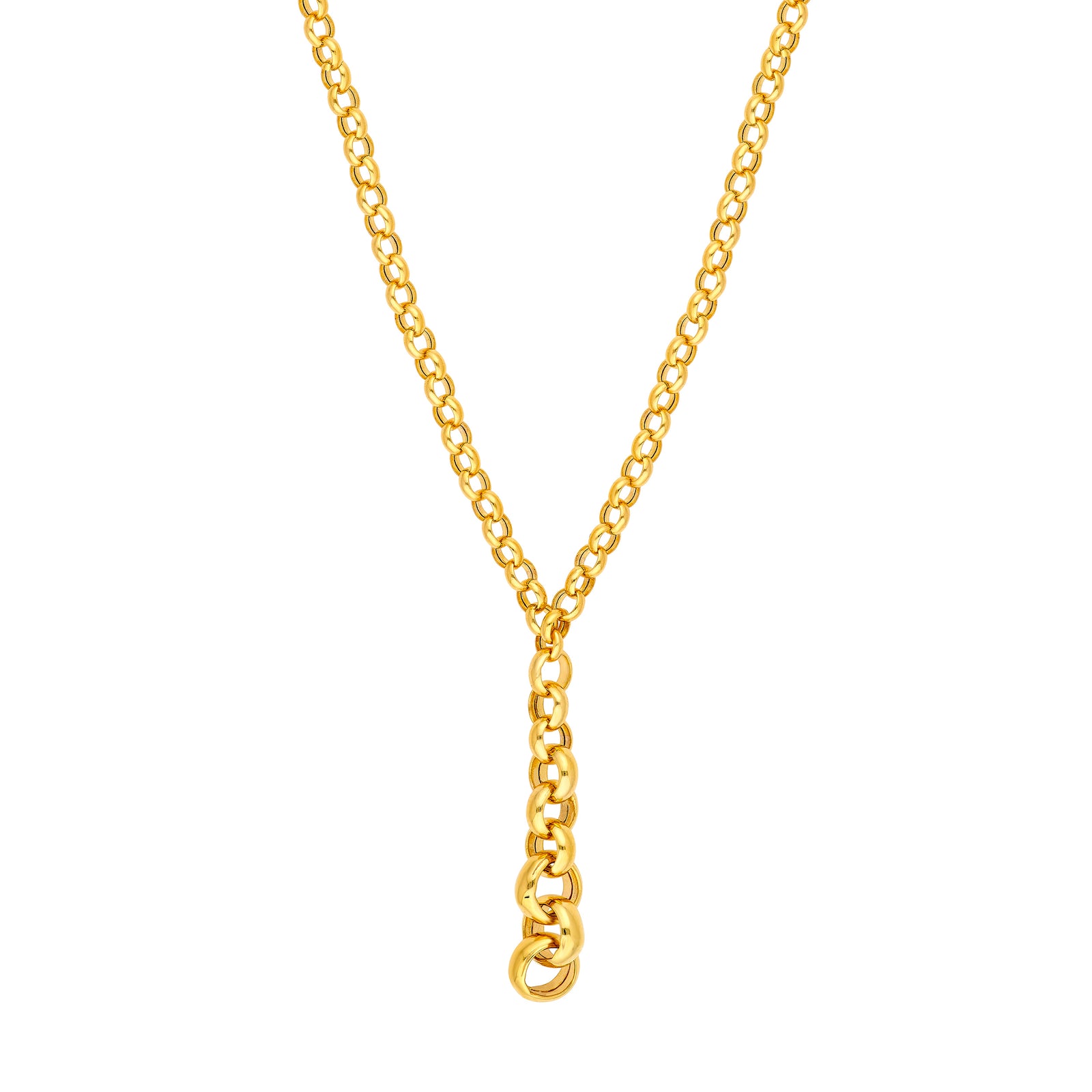 3.75mm Rolo Lariat Necklace