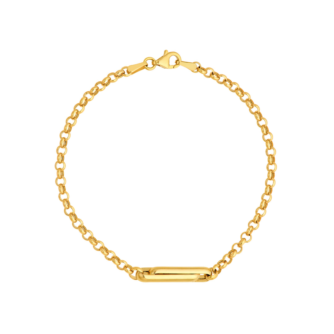 Interlocking Paper Clip Bracelet