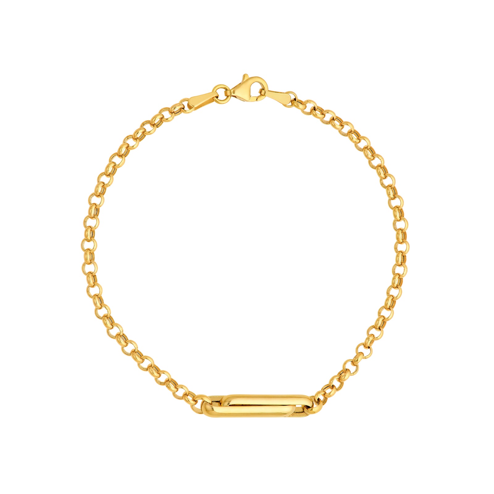 Interlocking Paper Clip Bracelet