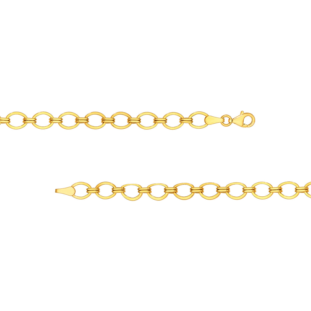 Oval Link 1+1 Chain
