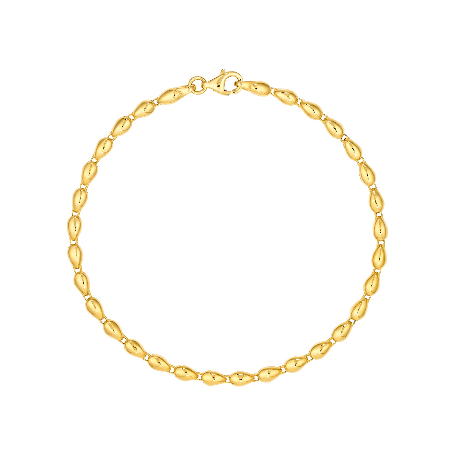 Mini Puffy Teardrop Bracelet