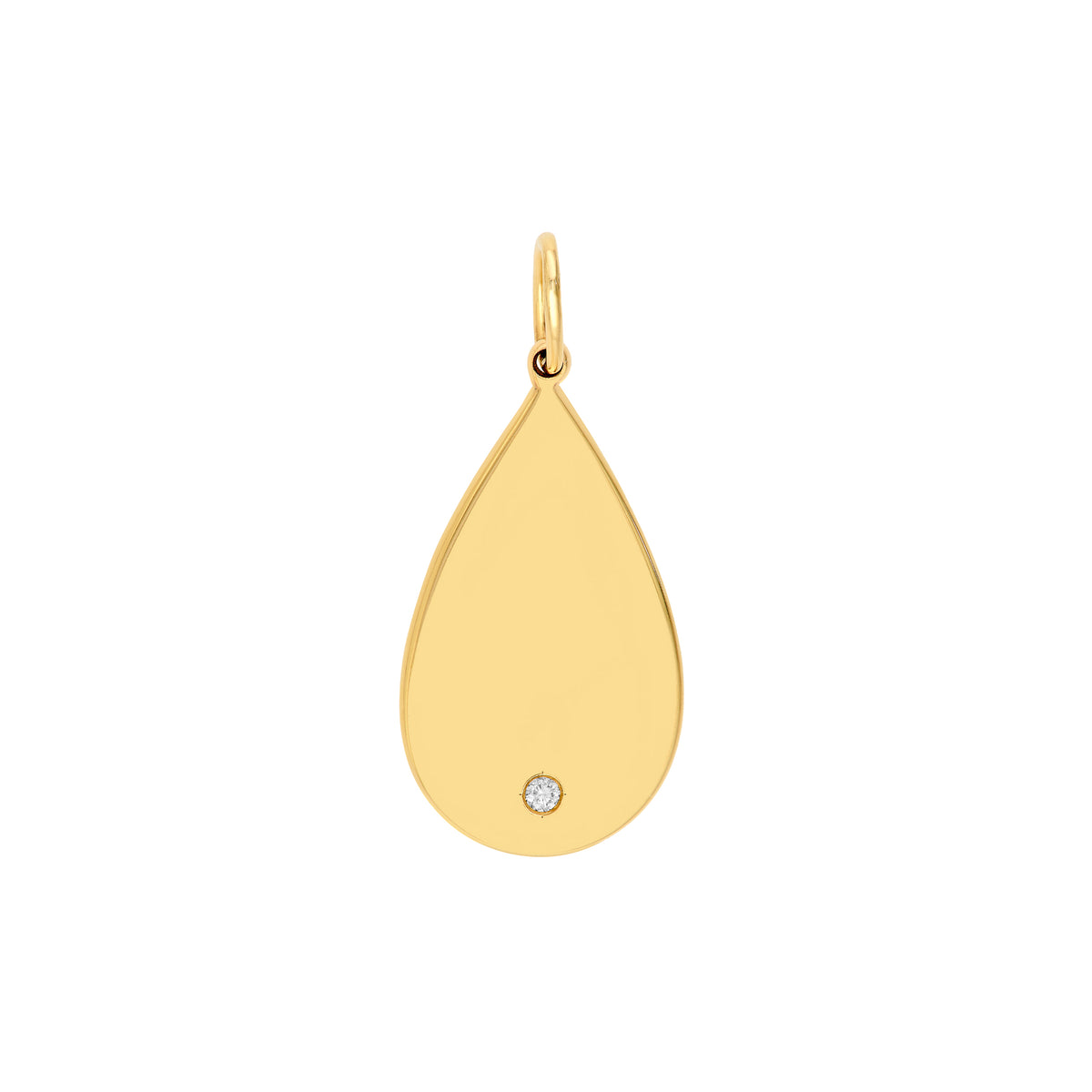 3/4pt Diamond Teardrop Pendant