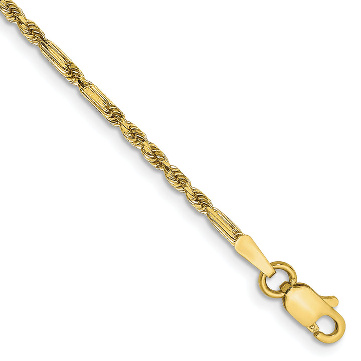 14k 1.8mm D/C Milano Rope Chain
