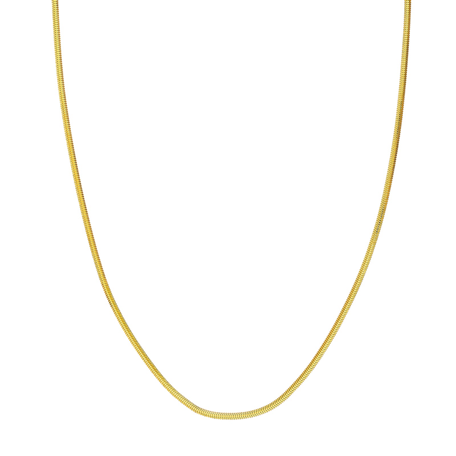 2.15mm D/C Oval Snake Chain