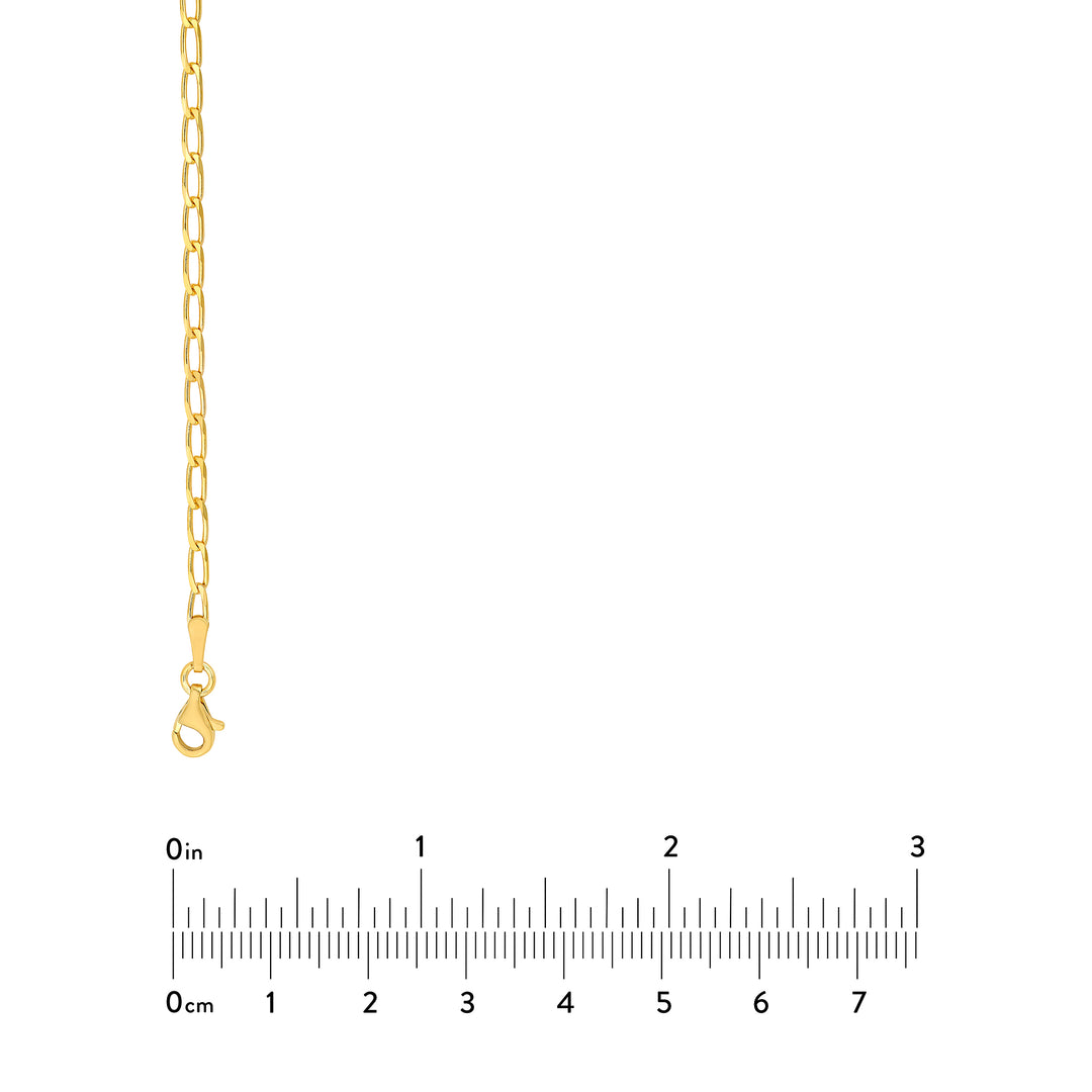 2.25mm Long Link Curb Chain
