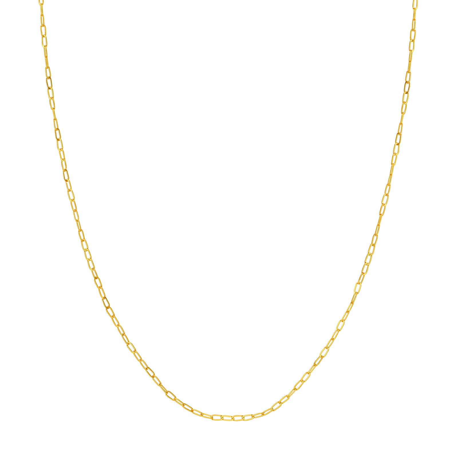 2.00mm Hammered Long Piatto Chain