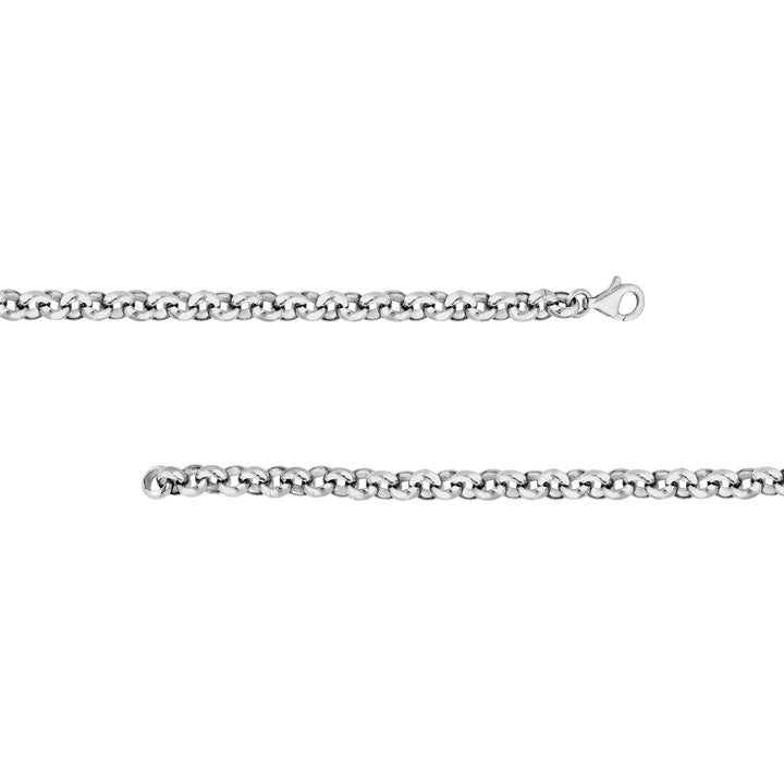 6.50mm Sterling Silver Rolo Chain