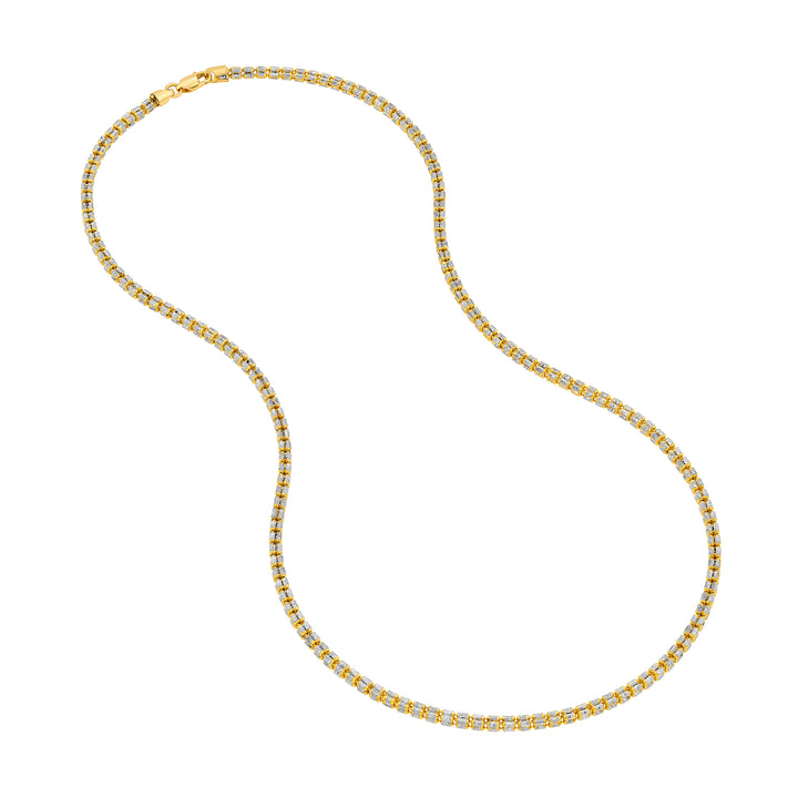 2.40mm Two-Tone Ice Chain [4 row]