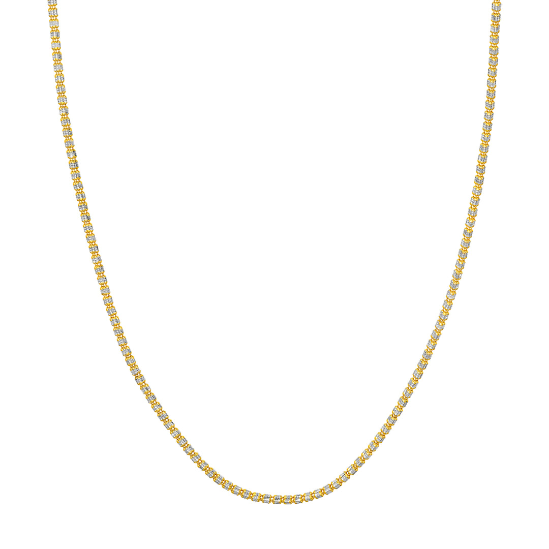 2.40mm Two-Tone Ice Chain [3 Row]