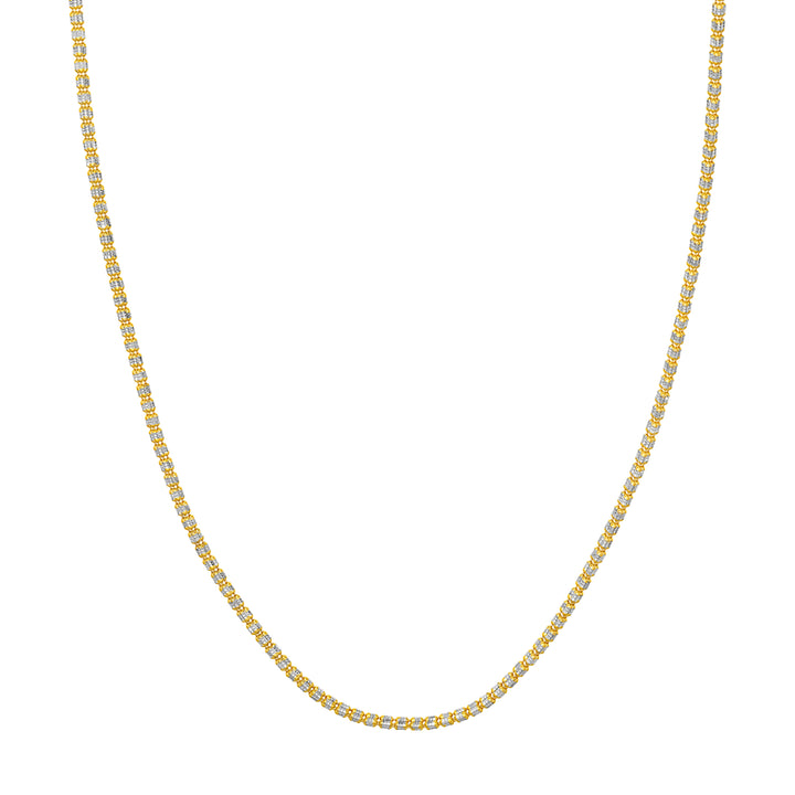 2.40mm Two-Tone Ice Chain [3 Row]