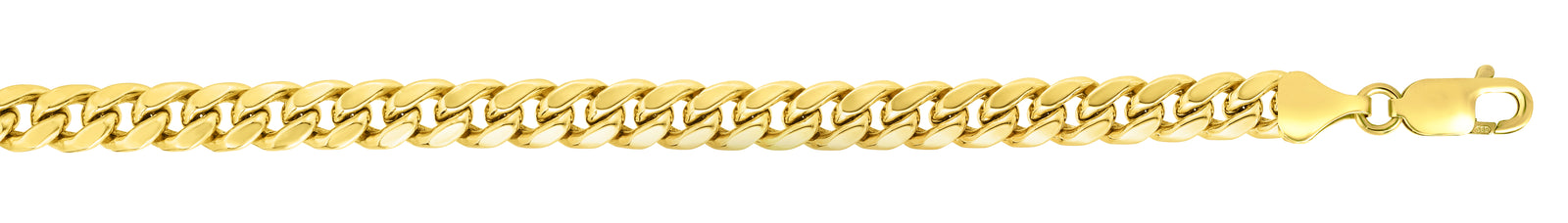 14K Gold 22"" 2.6mm Miami Cuban Chain