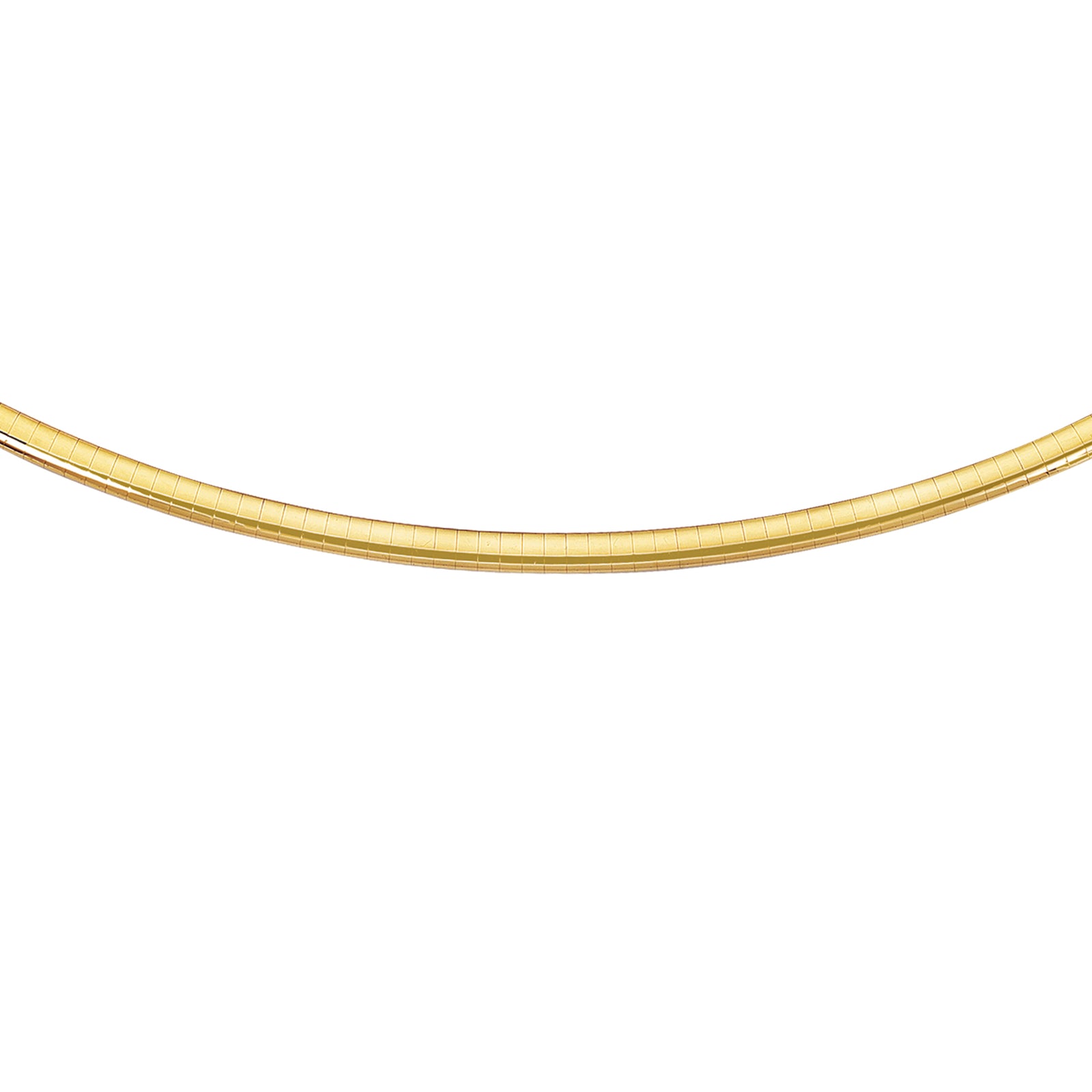 14K Gold 16"" 4mm Classic Omega