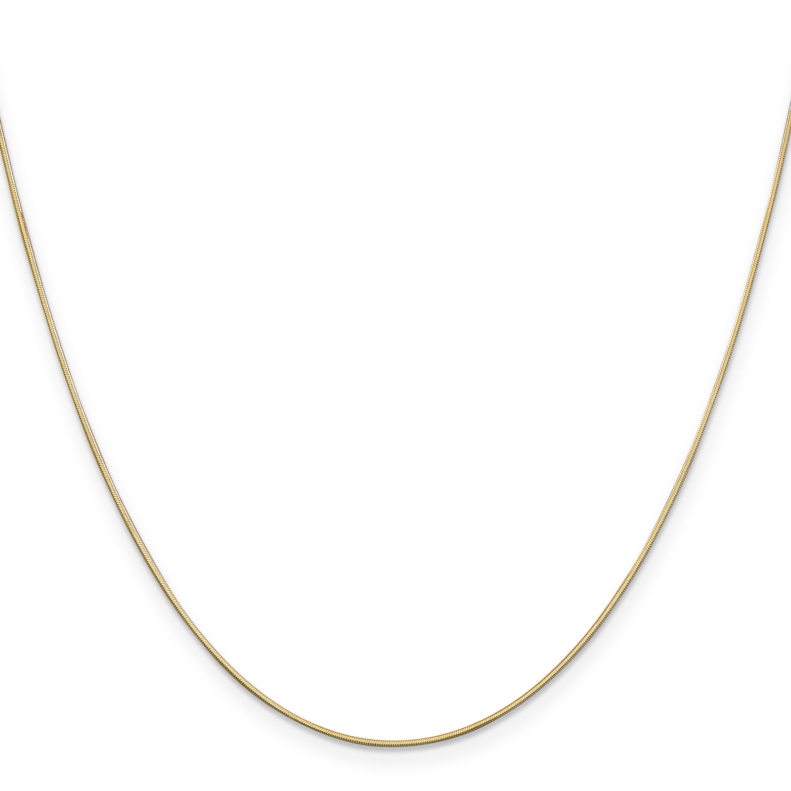 14k .6mm Octagonal Snake Chain