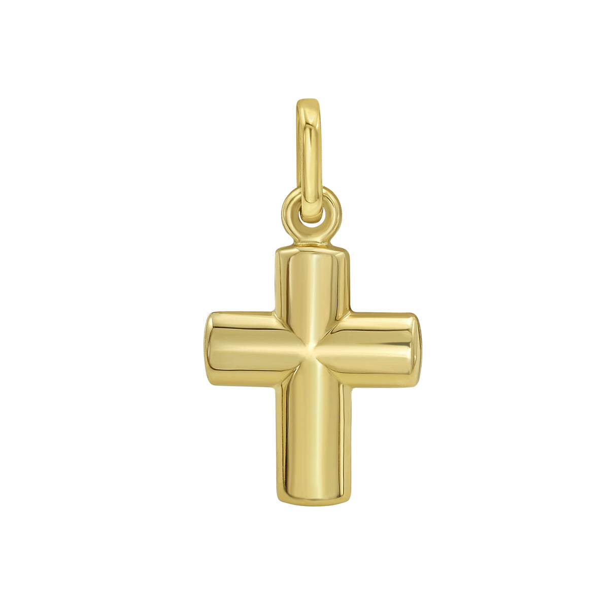 14K Gold Cross Charm