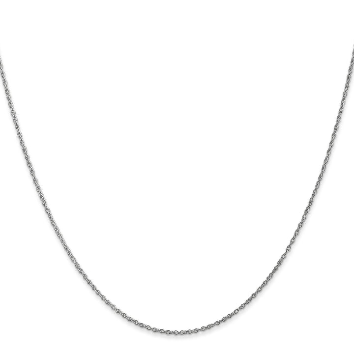 14k WG .8mm Light-Baby Rope Chain