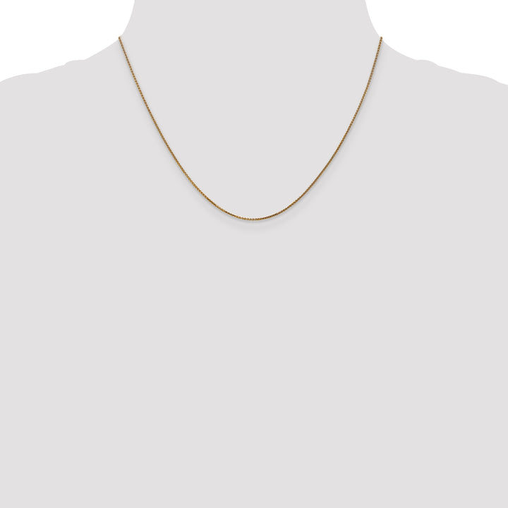 14k 1.05mm D/C Spiga with Spring Ring Clasp Chain
