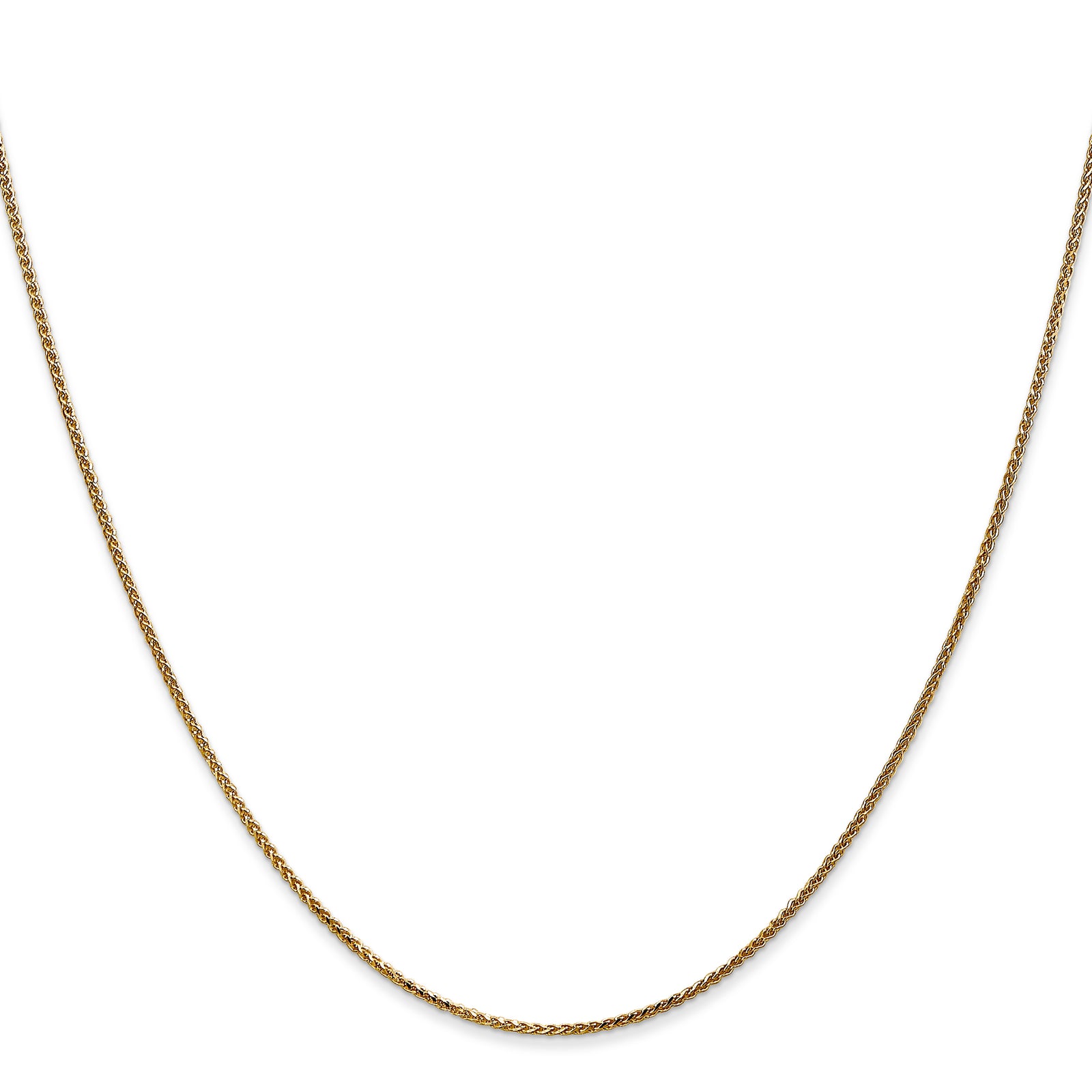 14k 1.05mm D/C Spiga with Spring Ring Clasp Chain
