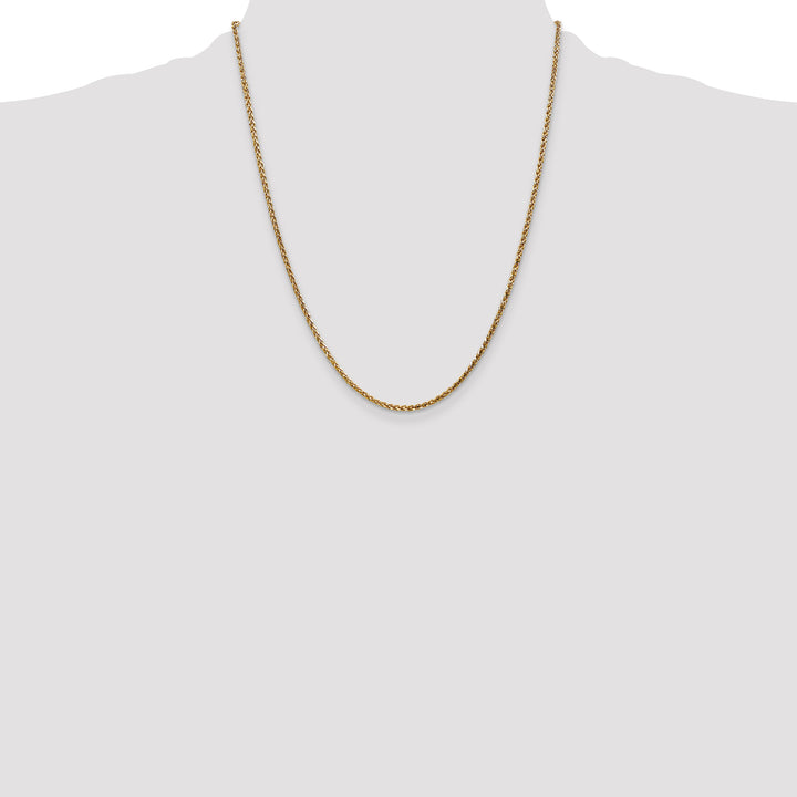 14k 2.1mm D/C Spiga Chain
