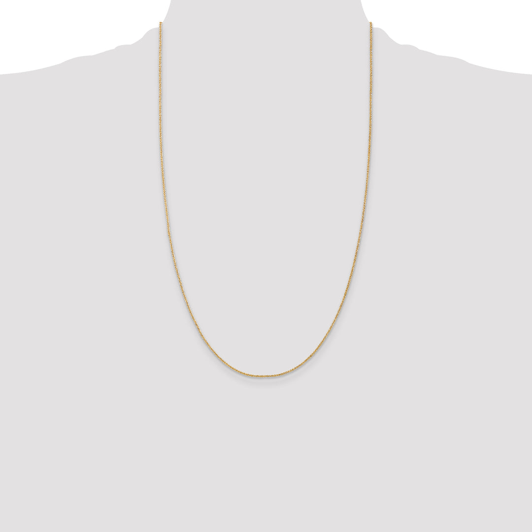 14k 1.05mm Spiga with Lobster Clasp Chain