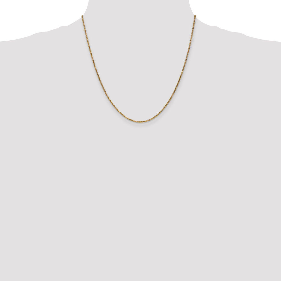 14k 1.7mm Spiga Chain
