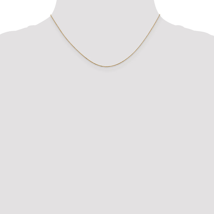 14k .6mm D/C Round Open Link Cable Chain