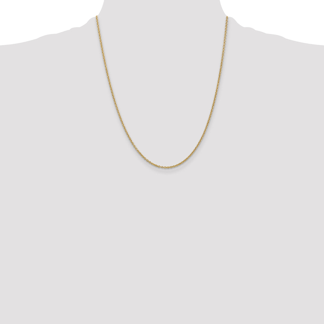 14k 1.8mm Forzantine Cable Chain