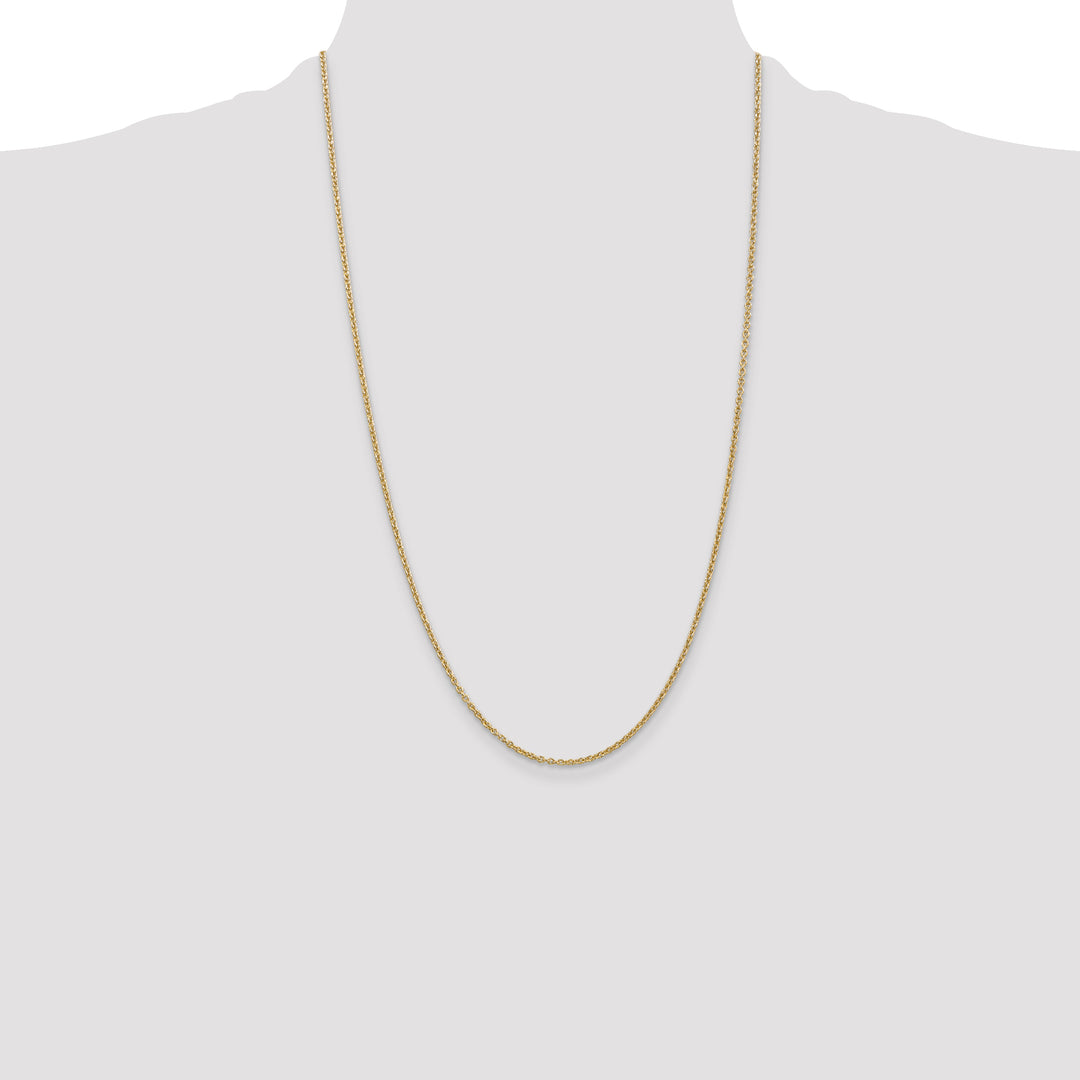 14k 1.8mm Forzantine Cable Chain