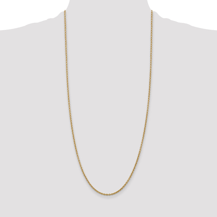 14k 2.2mm Forzantine Cable Chain