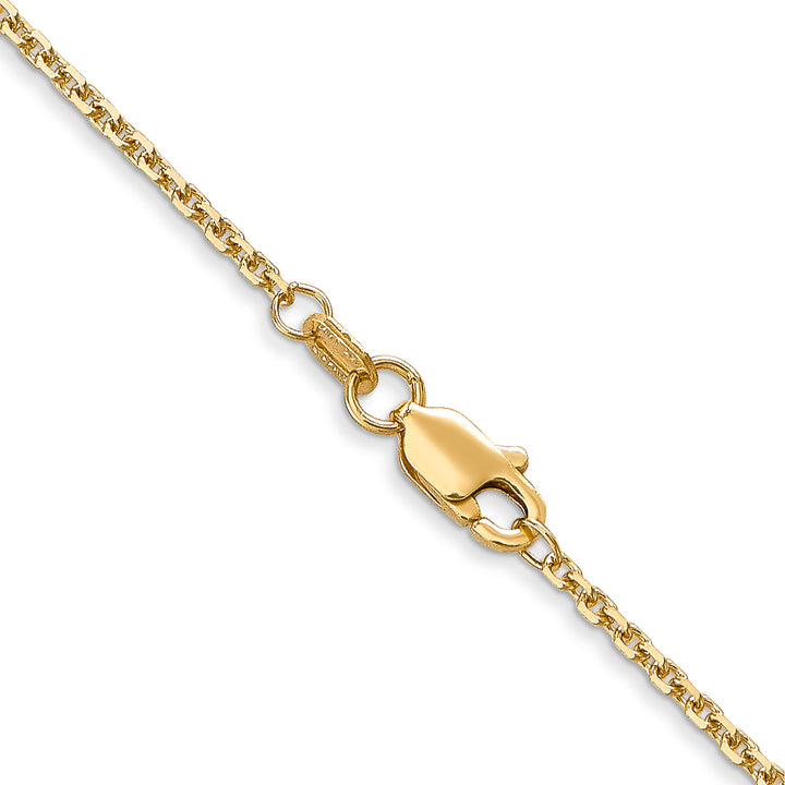 14k 1.45mm D/C Cable Chain