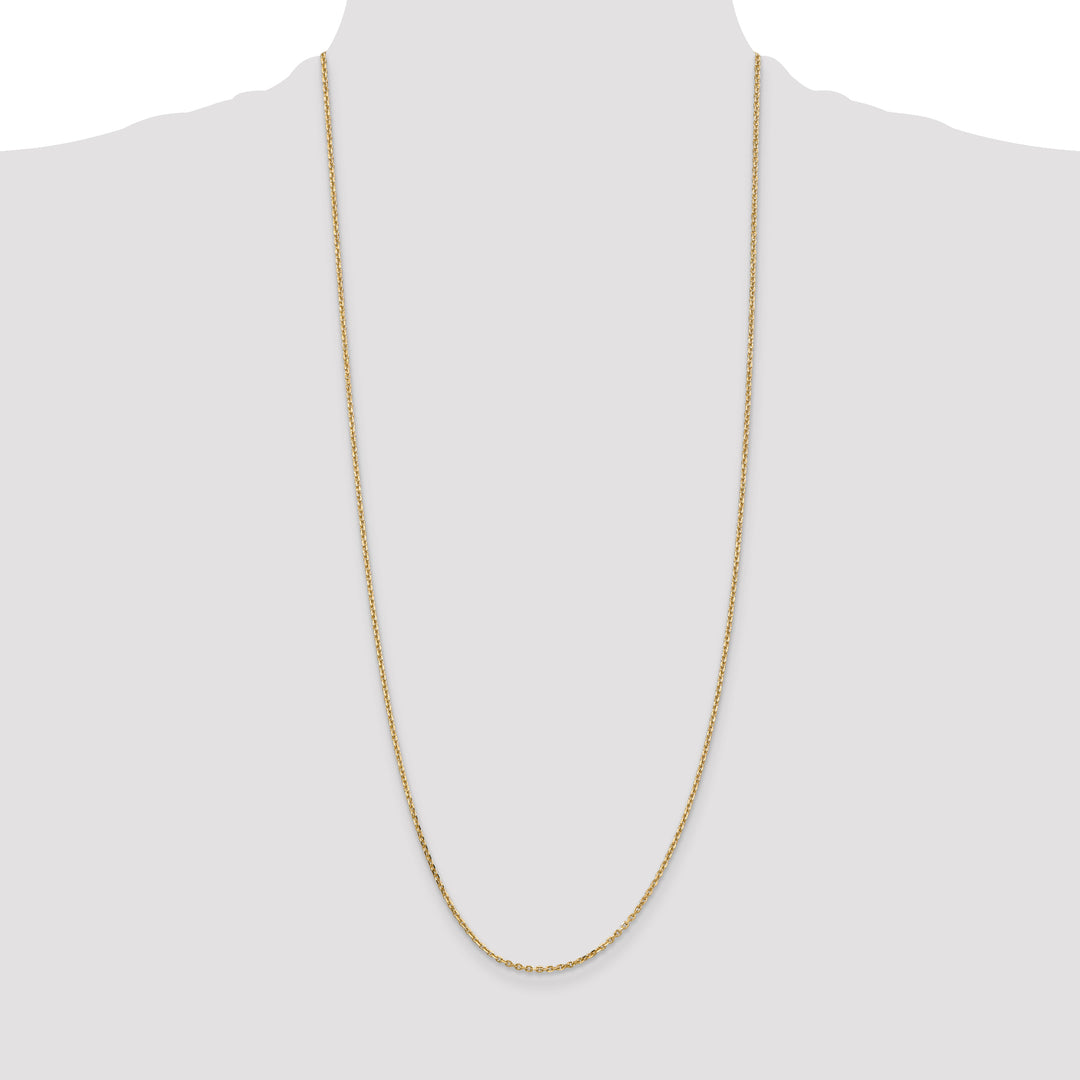 14k 1.65mm D/C Cable Chain
