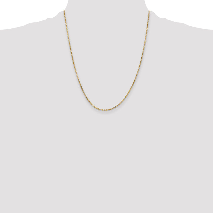 14k 1.65mm D/C Cable Chain