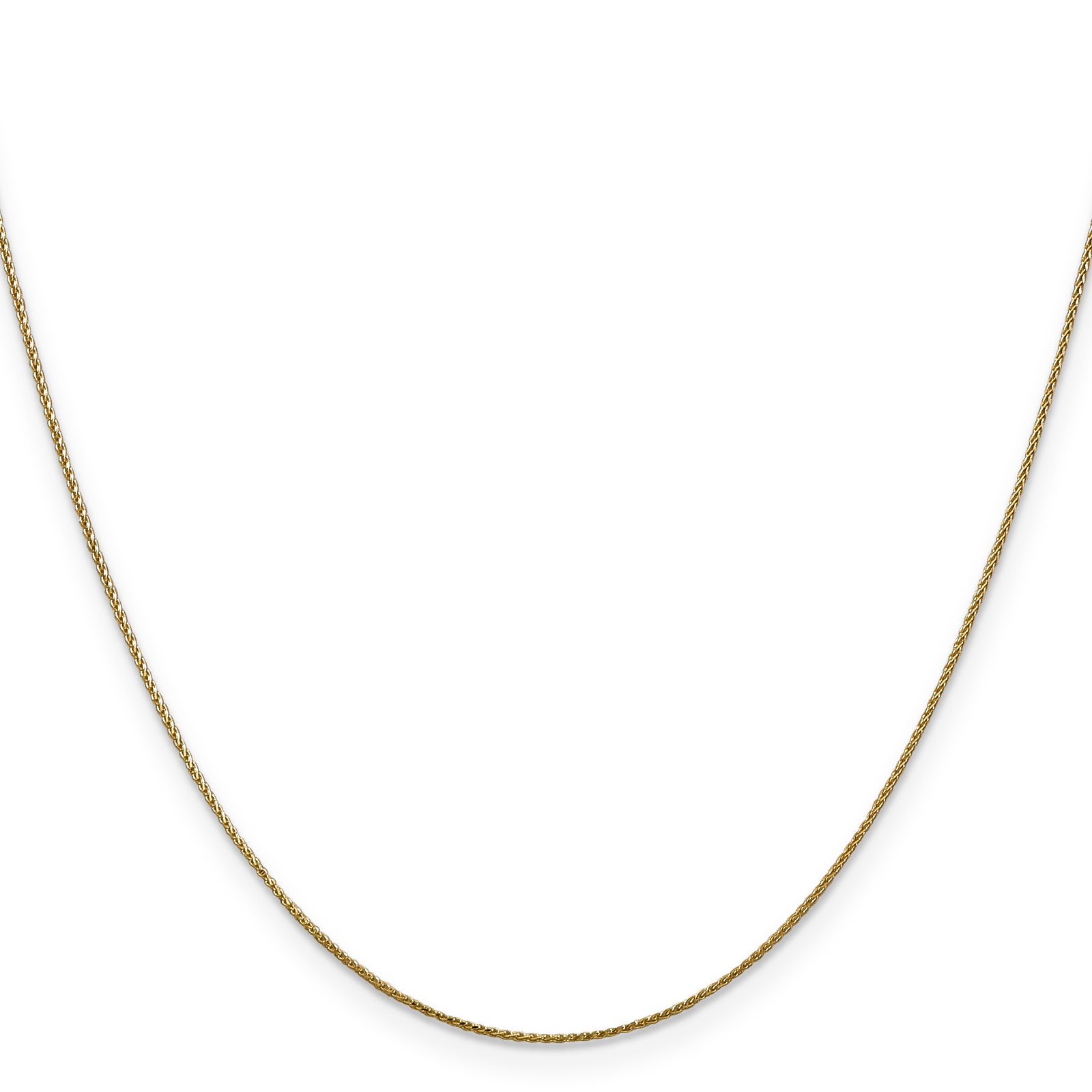 14k .85mm D/C Spiga with Lobster Clasp Chain