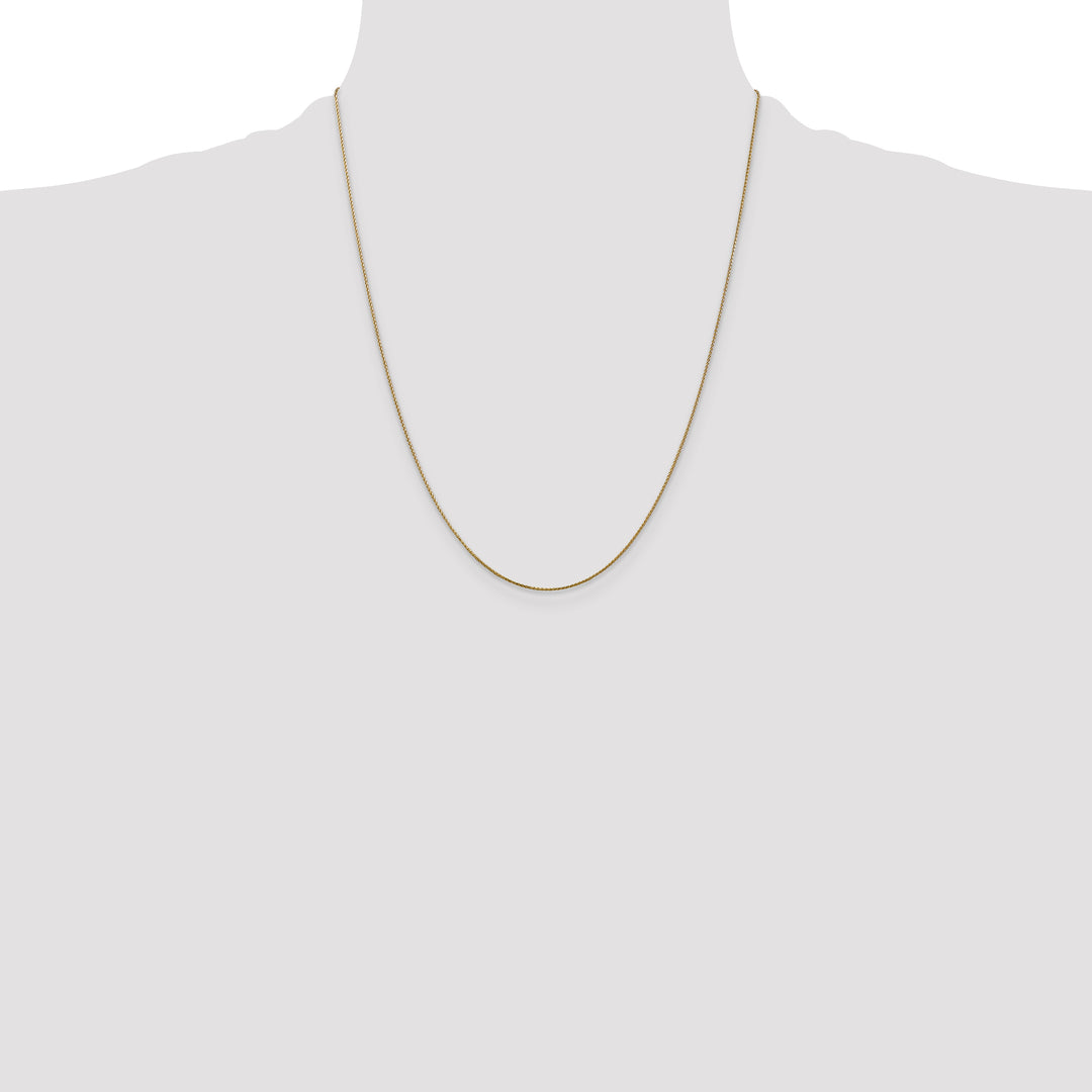 14k .85mm D/C Spiga with Lobster Clasp Chain