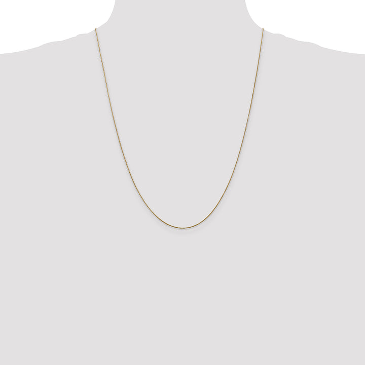 14k .85mm D/C Spiga with Lobster Clasp Chain