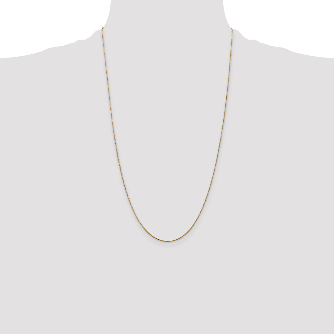 14k .85mm D/C Spiga with Lobster Clasp Chain