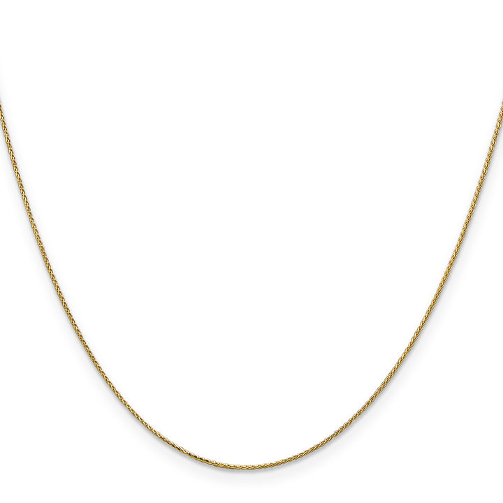 14k .85mm Diamond Cut Spiga with Spring Ring Clasp Chain