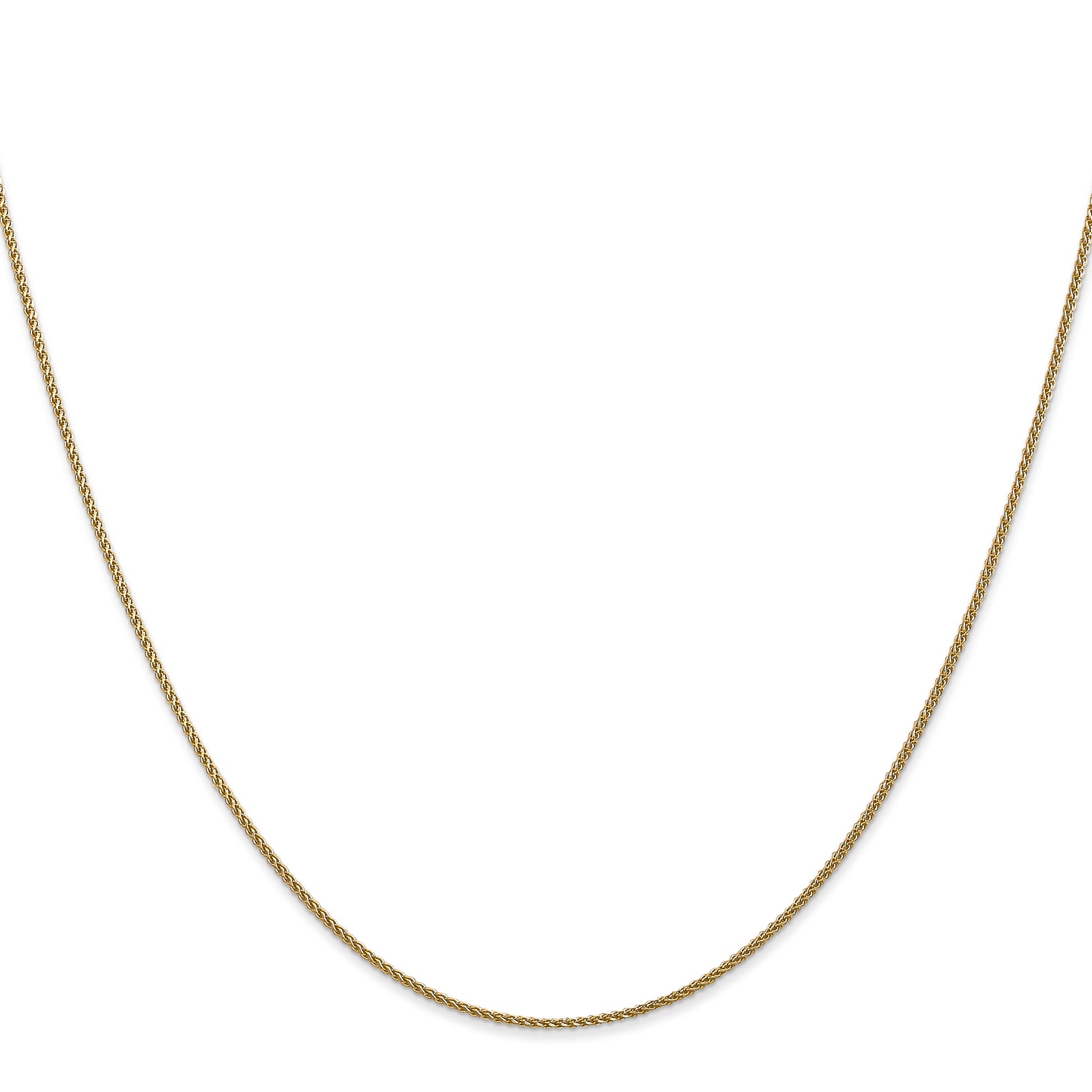 14k 1.05mm D/C Spiga with Lobster Clasp Chain