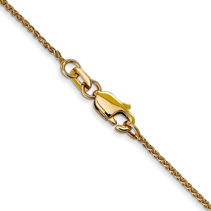 14k 1.05mm D/C Spiga with Lobster Clasp Chain