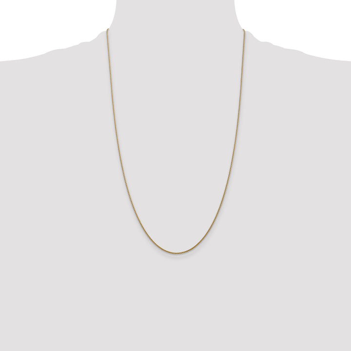 14k 1.05mm D/C Spiga with Lobster Clasp Chain
