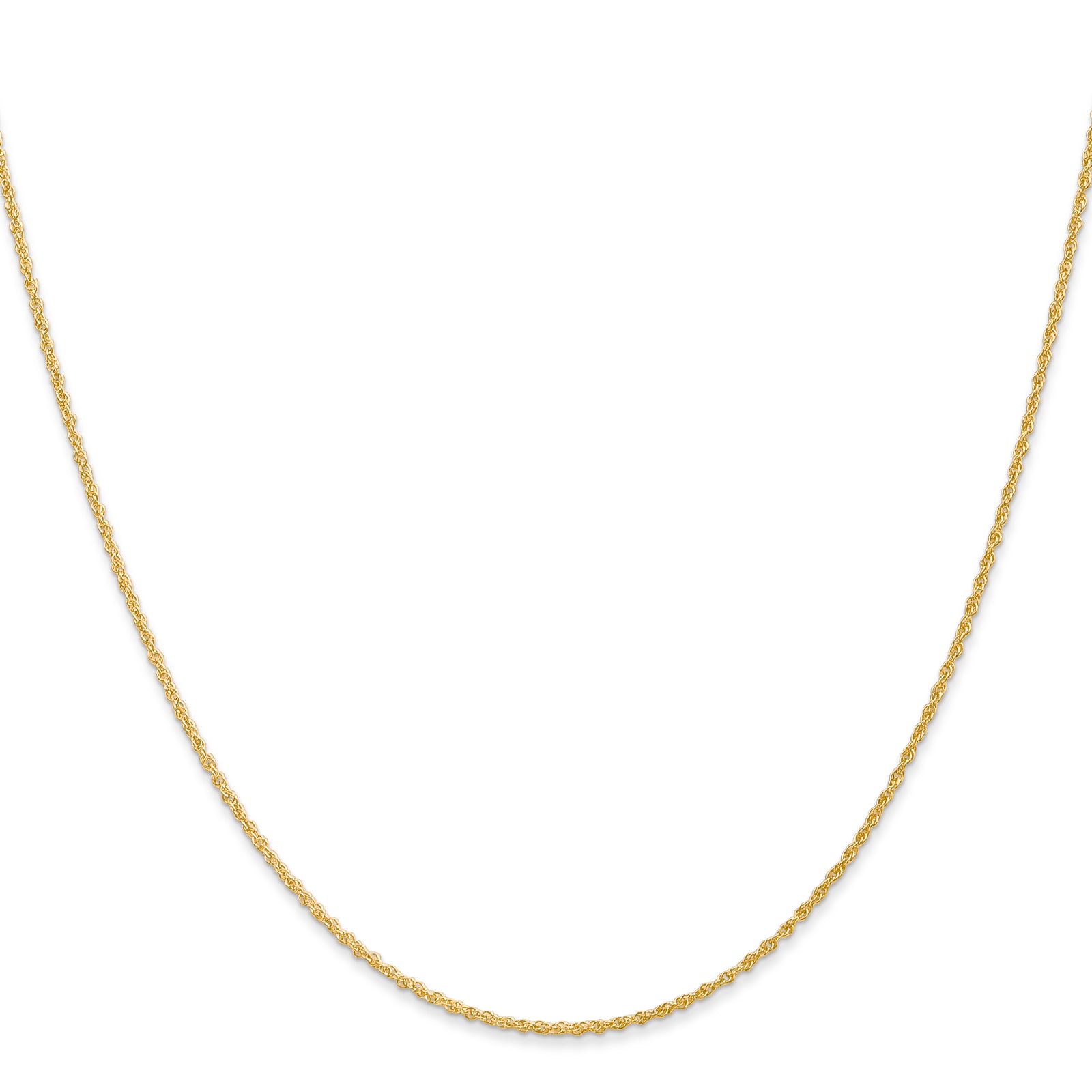 14k 1.1mm Baby Rope Chain