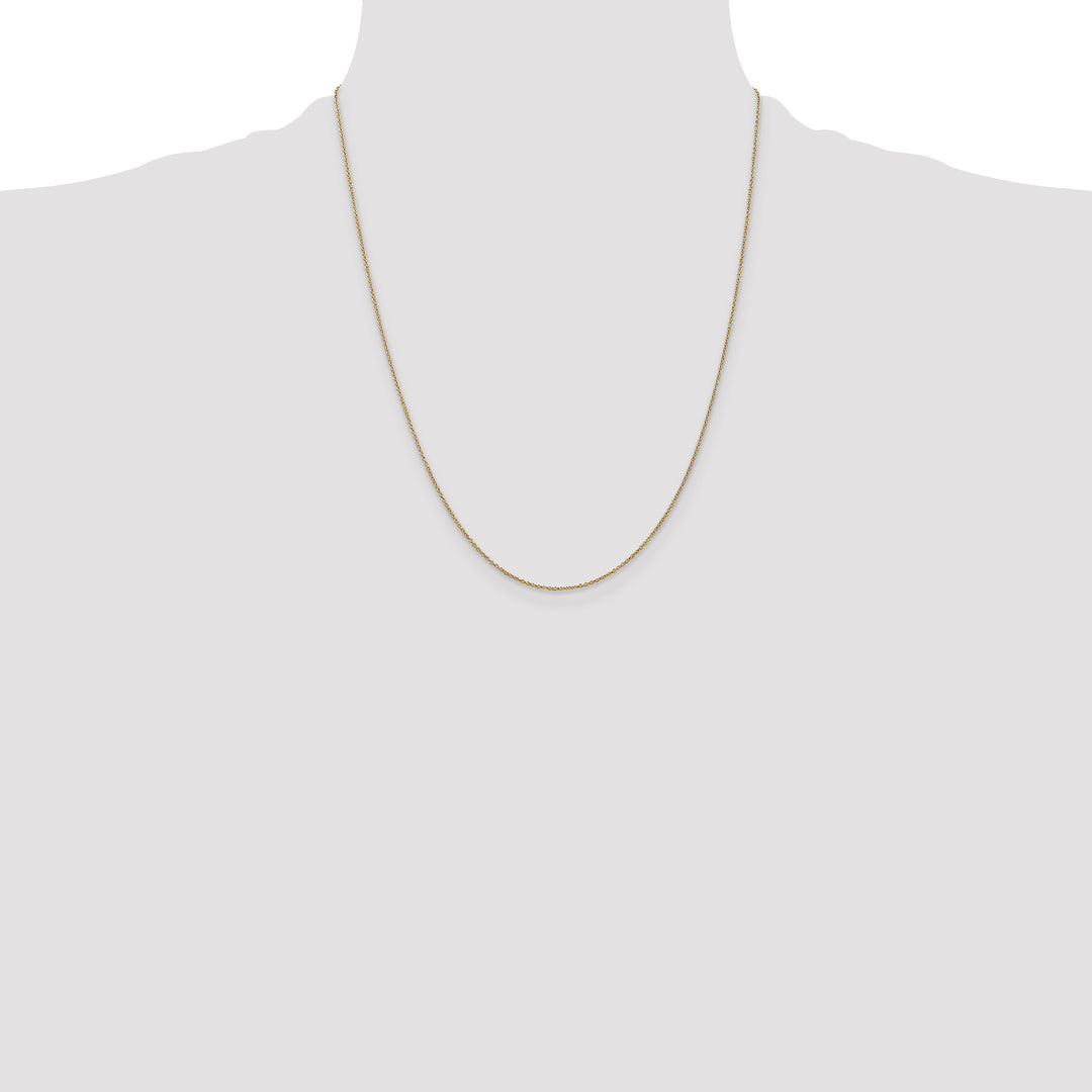 14k .9mm Cable with Lobster Clasp Chain